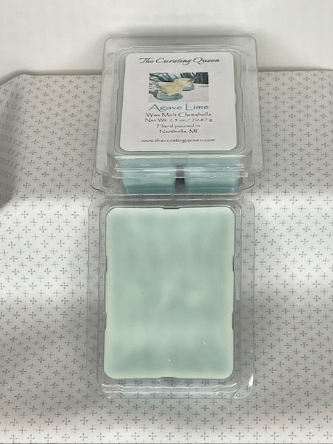 Agave Lime Wax Melt Clamshells
