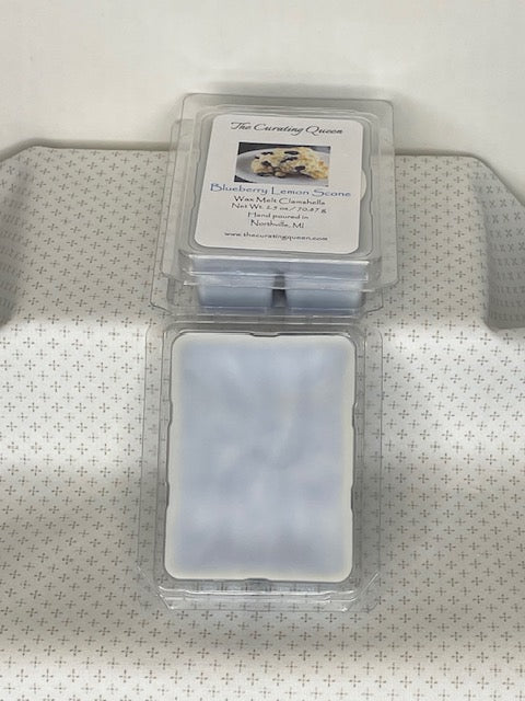 Blueberry Lemon Scone Wax Melt Clamshells