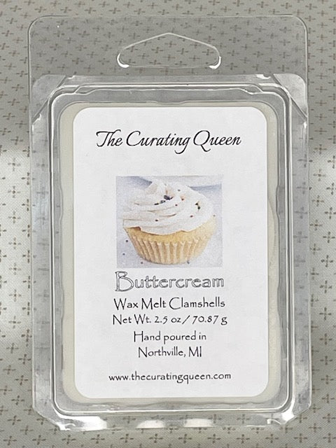 Buttercream Wax Melt Clamshells