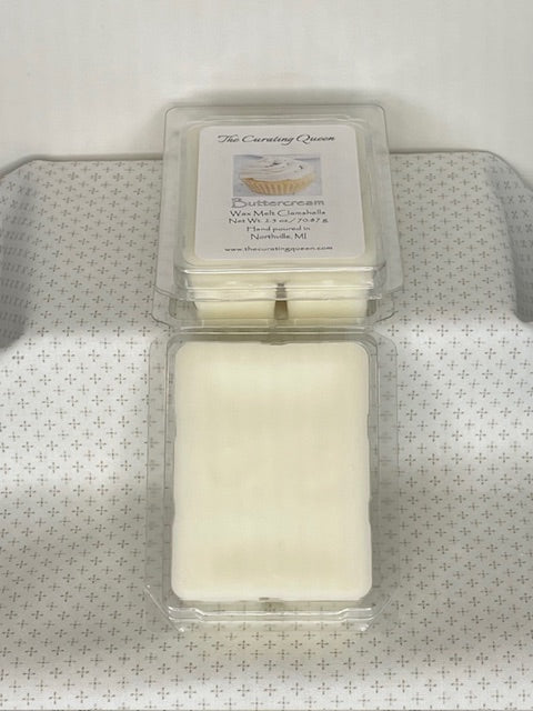 Buttercream Wax Melt Clamshells