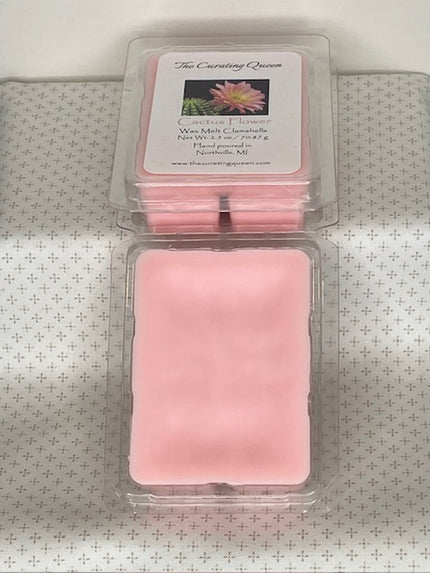 Cactus Flower Wax Melt Clamshells