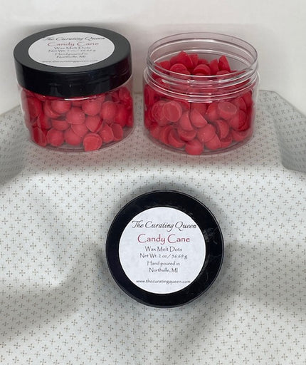 Candy Cane Wax Melt Dots