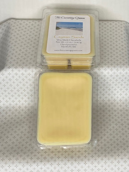 Cayman Sands Wax Melt Clamshells
