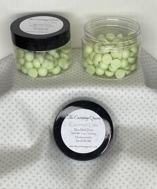 Coconut Lime Wax Melt Dots