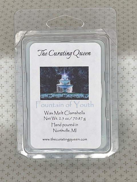 Fountain of Youth Wax Melt Clamshells