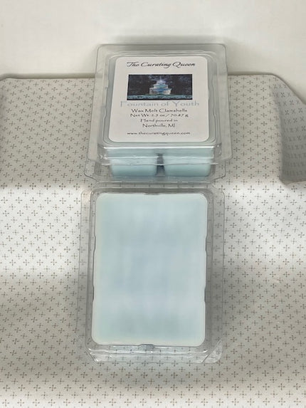 Fountain of Youth Wax Melt Clamshells