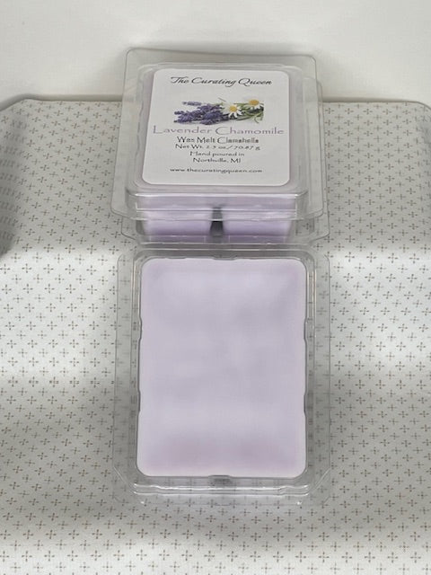 Lavender Chamomile Wax Melt Clamshells
