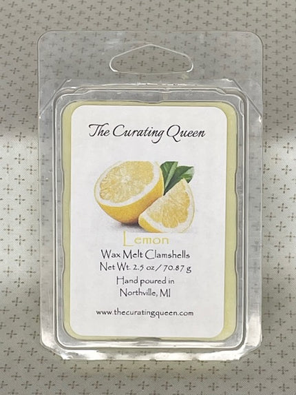 Lemon Wax Melt Clamshells