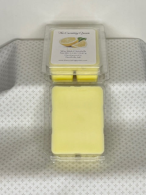Lemon Wax Melt Clamshells