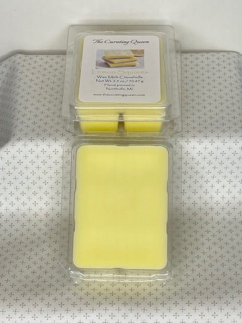 Lemon Squares Wax Melt Clamshells