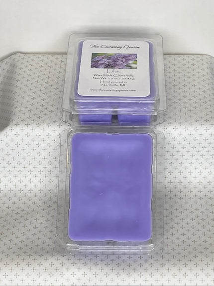 Lilac Wax Melt Clamshells