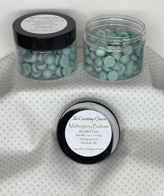 Mahogany Balsam Wax Melt Dots