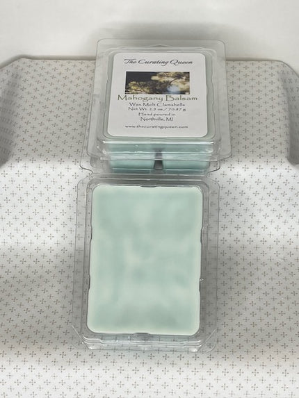 Mahogany Balsam Wax Melt Clamshells