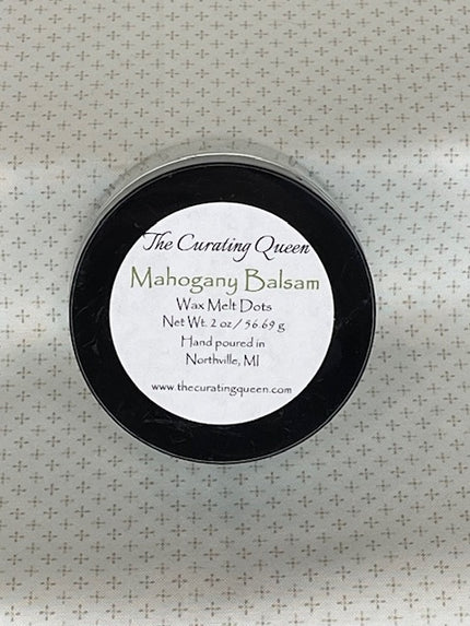 Mahogany Balsam Wax Melt Dots