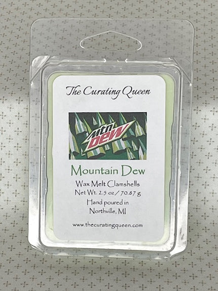 Mountain Dew Wax Melt Clamshells