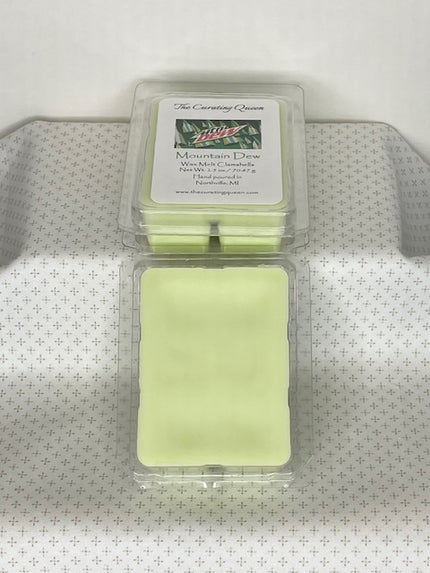 Mountain Dew Wax Melt Clamshells