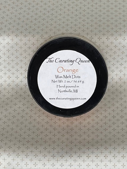 Orange Wax Melt Dots