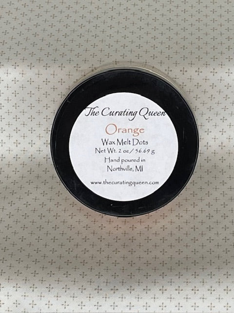 Orange Wax Melt Dots