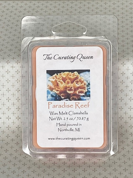 Paradise Reef Wax Melt Clamshells