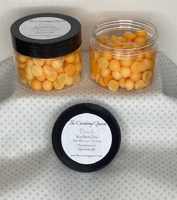 Peach Wax Melt Dots