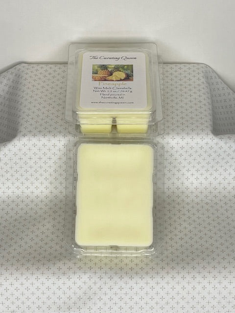 Pineapple Wax Melt Clamshells
