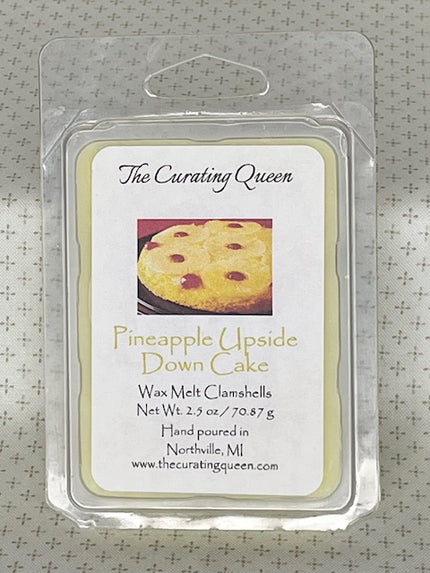 Pineapple Upside Down Cake Wax Melt Clamshells