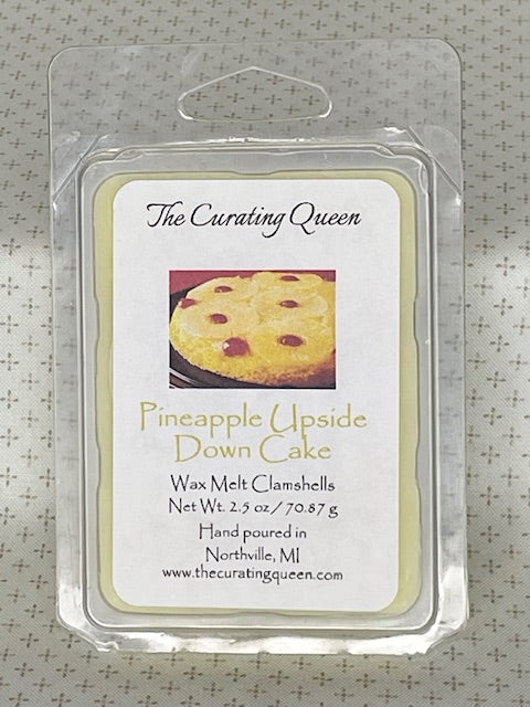 Pineapple Upside Down Cake Wax Melt Clamshells