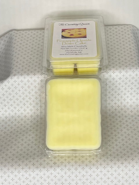 Pineapple Upside Down Cake Wax Melt Clamshells