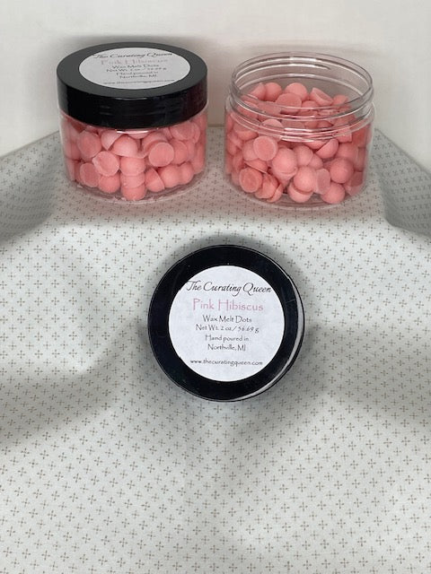 Pink Hibiscus Wax Melt Dots