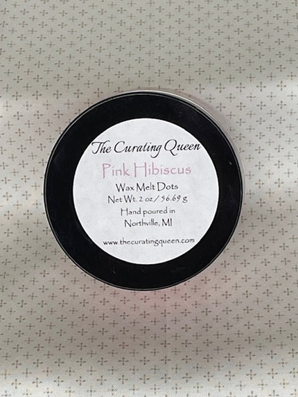 Pink Hibiscus Wax Melt Dots