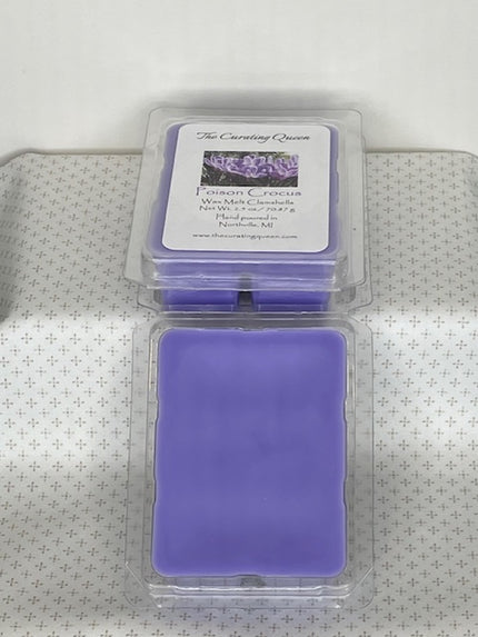 Poison Crocus Wax Melt Clamshells