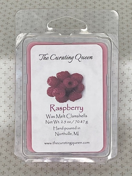 Raspberry Wax Melt Dots Clamshells