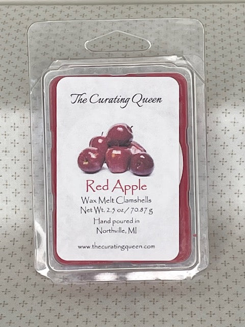 Red Apple Wax Melt Clamshells