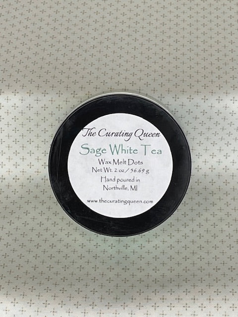 Sage White Tea Wax Melt Dots