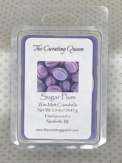 Sugar Plum Wax Melt Clamshells