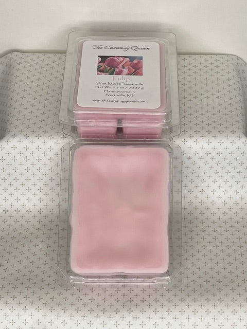 Tulip Wax Melt Clamshells